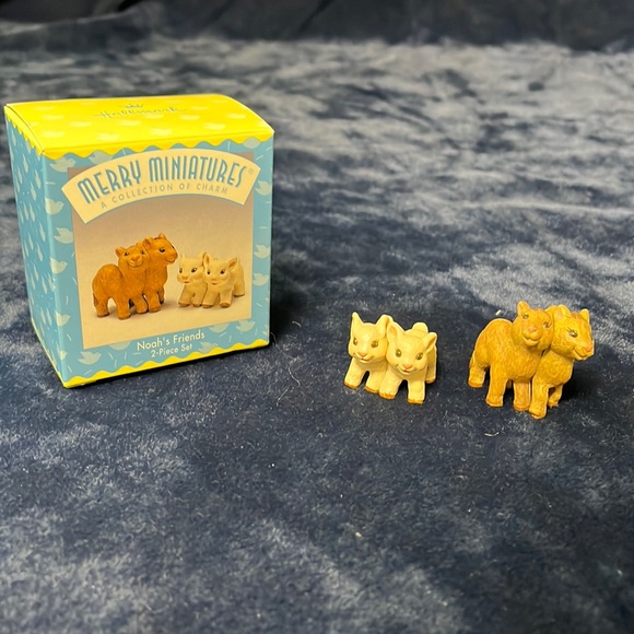 VTG Noah’s Friends Merry Miniatures Set - Picture 1 of 4